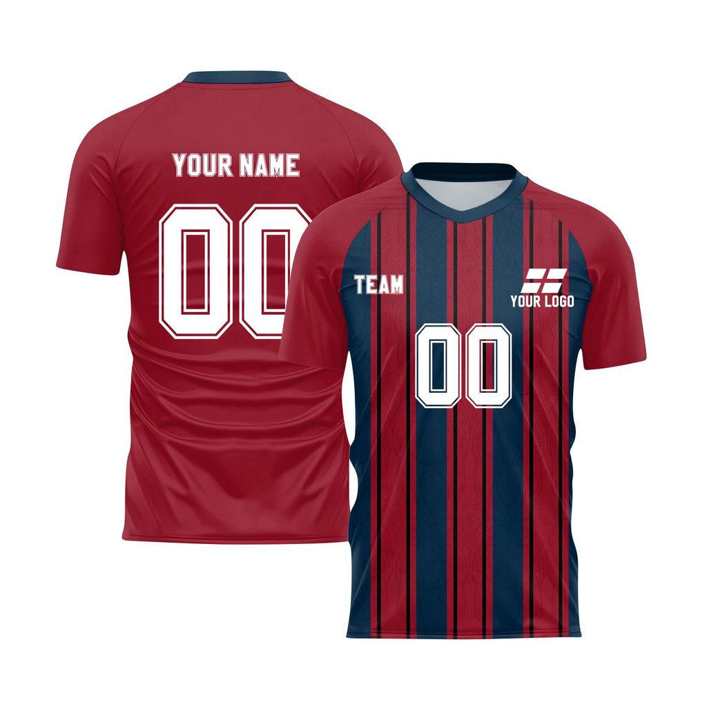 Personalised Tops Shirts Mens Girls With Name Number Custom Football Jerseys For Boys Training Suit