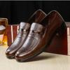 Fashion Dress Shoes Man Official Round Toe Casual Business Social Shoe for Men Office Clothing Elegant and Classic 2024 Style Footwear