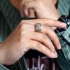 New Rotating Five Emperors Money Ring Men's Retro Personality Index Finger Open Ring Guochao Ethnic Style 2026