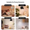 Rechargeable Magnetic LED Wall Light - 360° Rotation Touch lantern W/ Remote Control, Wall Mount Cabinet Spotlight Night Lamp