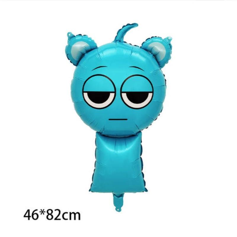 1 STUKS Sprunki Aluminiumfolie Ballon Verjaardagsfeest Decoratie Bedankjes Cartoon Figuur Folie Ballon Babyborrel Verjaardagscadeau Levering 10inch