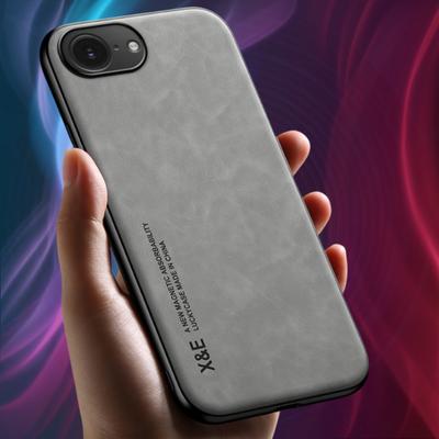 Für iPhone 16e 2025 Hülle Luxus PU Leder Silikon Handyhülle für i Phone 16e 16 e e16 iPhone16e 6.1" Auto Magnetische Halter Abdeckung