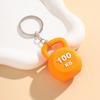 Keychain Pendant Sports Style Imitation Mini Kettlebell Keyring Fitness Enthusiasts Key Holder Backpack Accessories
