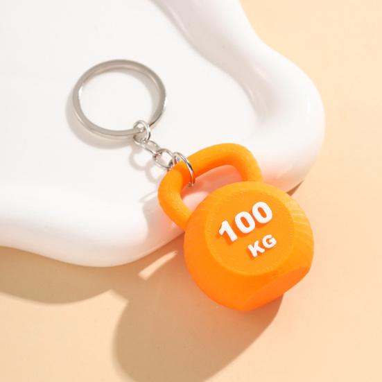 Keychain Pendant Sports Style Imitation Mini Kettlebell Keyring Fitness Enthusiasts Key Holder Backpack Accessories