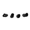 4pcs Silicone Pet Dog Cute Wat proof Boots Antislip  ive Rain Shoes(M Blue)