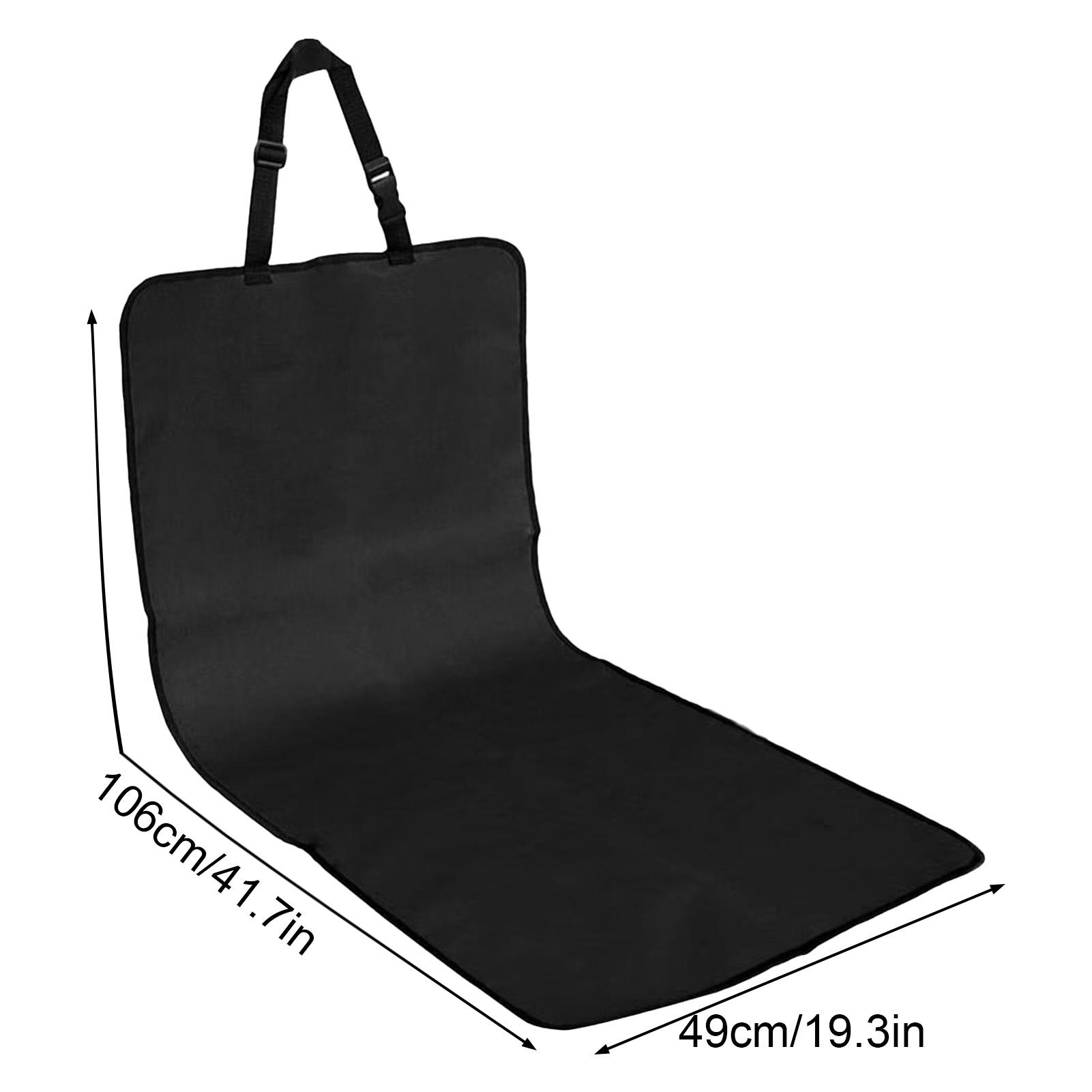 

Waterproof Pet Car Seat Cover Non-Slip PU Leather Dog Car Mat for Backseat and Passenger Seat Easy to Clean чорний
