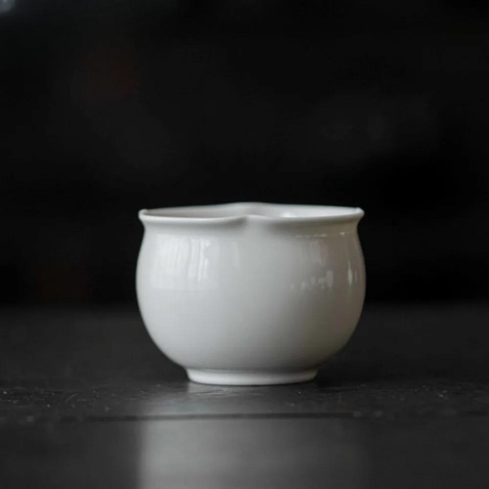 100ml Retro Gras Asche Glas Teetasse Blumenmund Meistertasse Handgefertigte Teeschale Kleine Riechschale Chazhan Kung Fu Teegeschirr