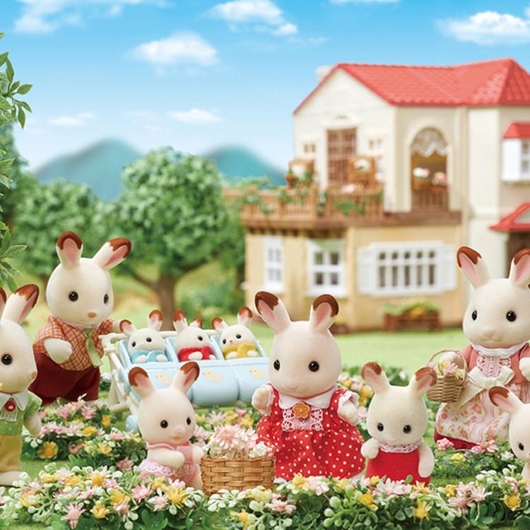[Sylvanian]5655-New Chocolate Rabbit Family