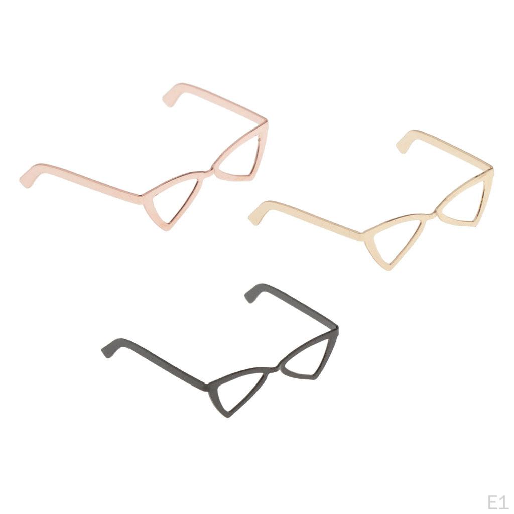 1/6 Lens Full Rim Eyewear Spectacles for 12'' Dolls s, Figure