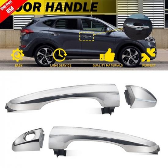 For 16-21 Tucson OE Style Front Driver Passenger Side Outer Exterior Door Handle