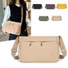 Torba crossbody dla kobiet Duża pojemność Wodoodporny Nylon Boczna kieszeń Wiele przegródek Szeroki pasek Podróżna Torba listonoszka Portfel