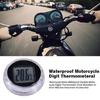 Motocyklový držák na řídítka Hodiny Číselník Měřič Teploměr Teplotní ukazatel