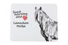 Canadian Horse - Art-Dog markasından baskılı mouse pad, atlı kişiselleştirilmiş pad, ofis çalışanı için benzersiz alet