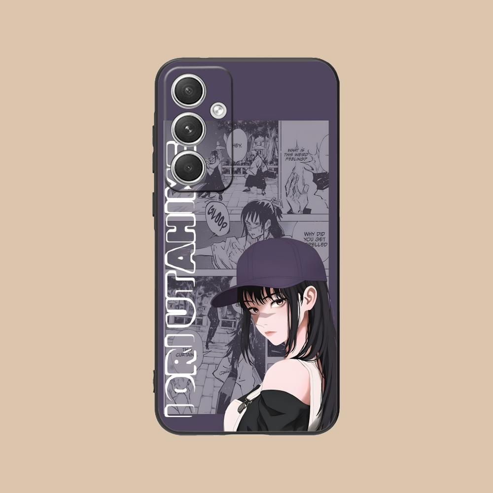 

JJK Utahime Iori Матовый ТПУ чехол для мобильного телефона для Samsung Galaxy S26 S25 S24 S23 S22 S21 S20 Note20 Plus FE Ultra Цветной чехол Galaxy Note20