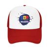 Summer Mesh Sun Hats Ripped Rip Open Moldova Flag Palm Summer Baseball Cap Trucker Hat  Female Male Sun Visor Baseball Caps