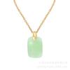 No Matter Brand Necklace Female Court Style And National Tide Retro Versatile Hetian Jade Pendant Collarbone Chain Accessories