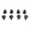 50 Pcs Push Pin Clips Parts Car Mouldings Trim 6mm Hole Dia Plastic Rivets