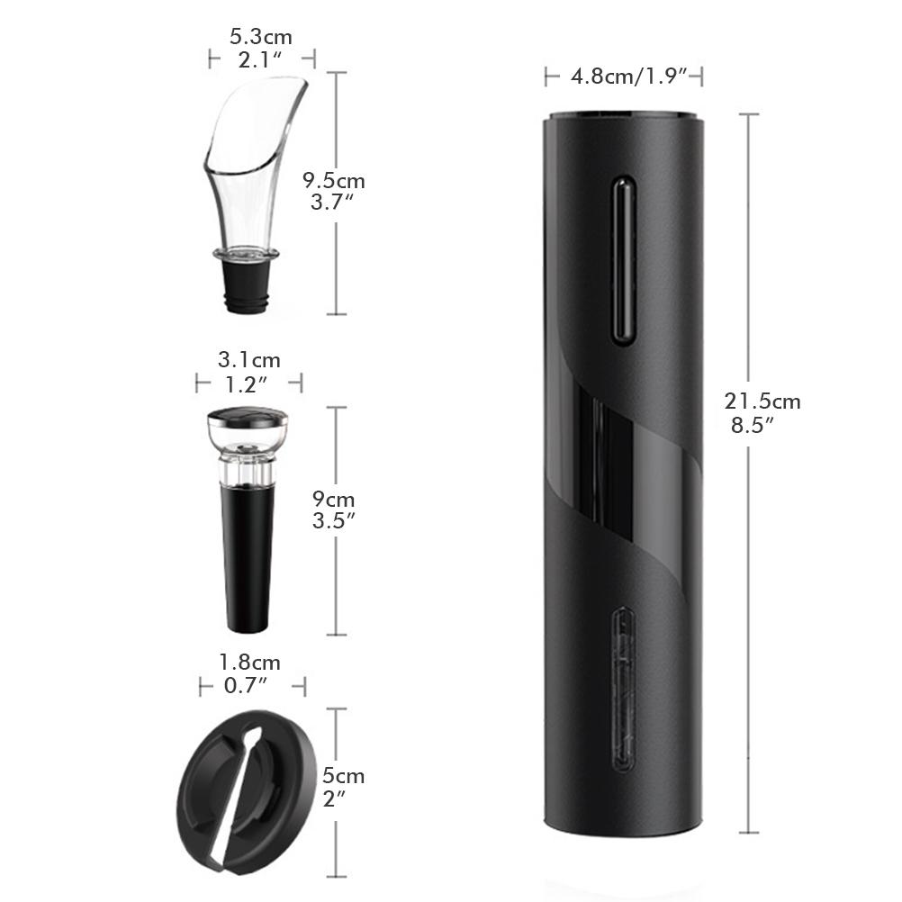 4 in 1 Wine Opener Set Electric Wine Opener Gift Set USB Charging Professional Bottle Opener for Home Restaurant Party
