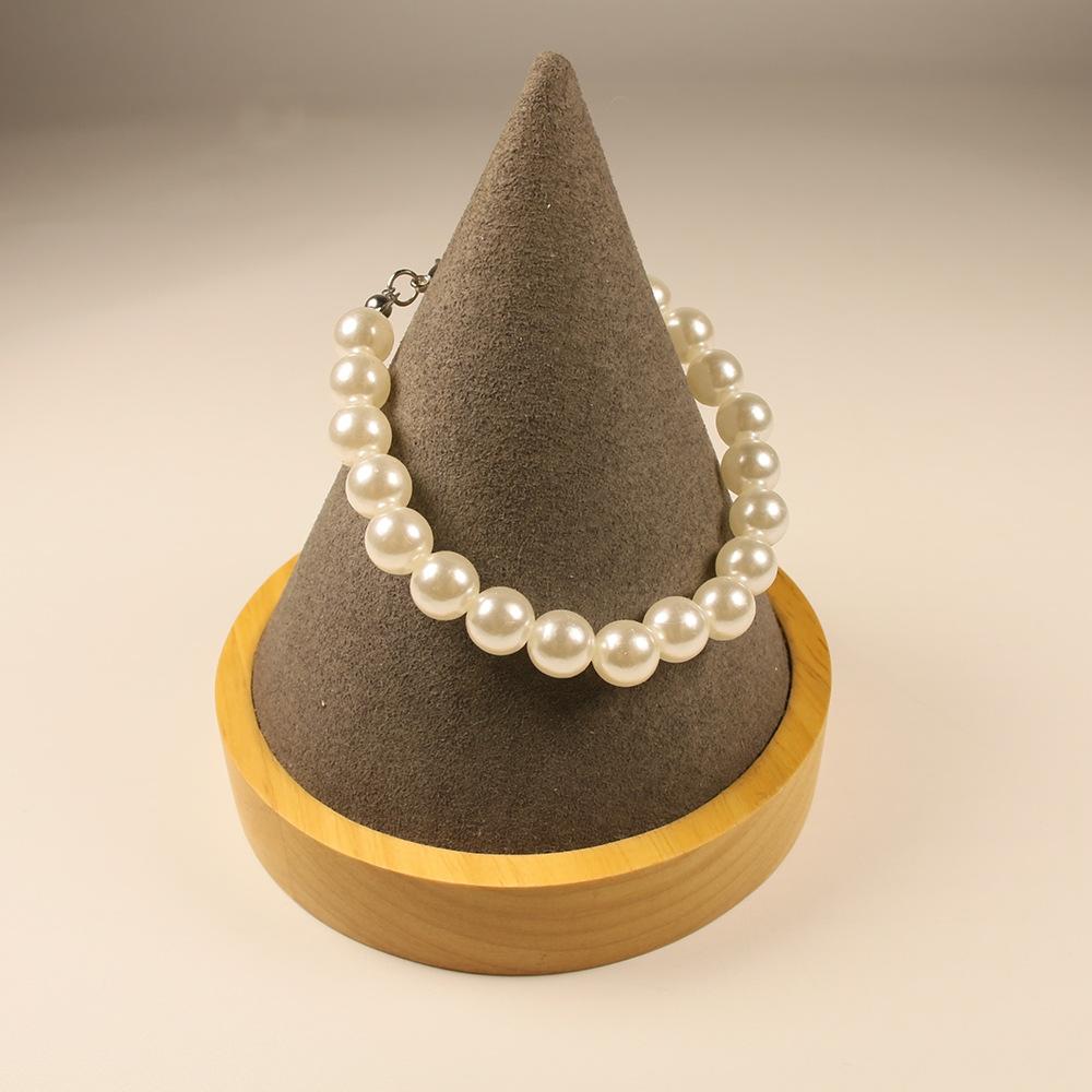 Popular 8mm plastic ab imitation pearl bracelet simple fashion jewelry export versatile high sense