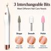 2pcs Electric Nail Buffer, Nail File Set, Nail Trimming And Shaping Tool Design, Women'S Manicure Kit, Nail Files Suitable for Home Salon Use