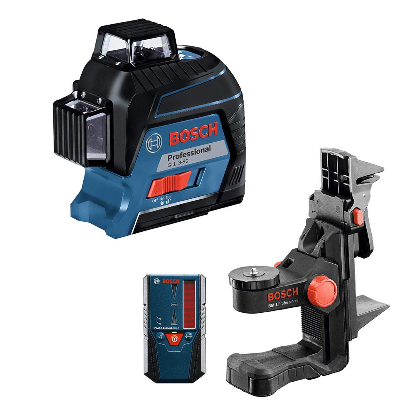 

Корпус і приймач лазерного маркера Bosch Professional (Bosch) (перенесення в комплекті) GLL3-80NKIT чорний