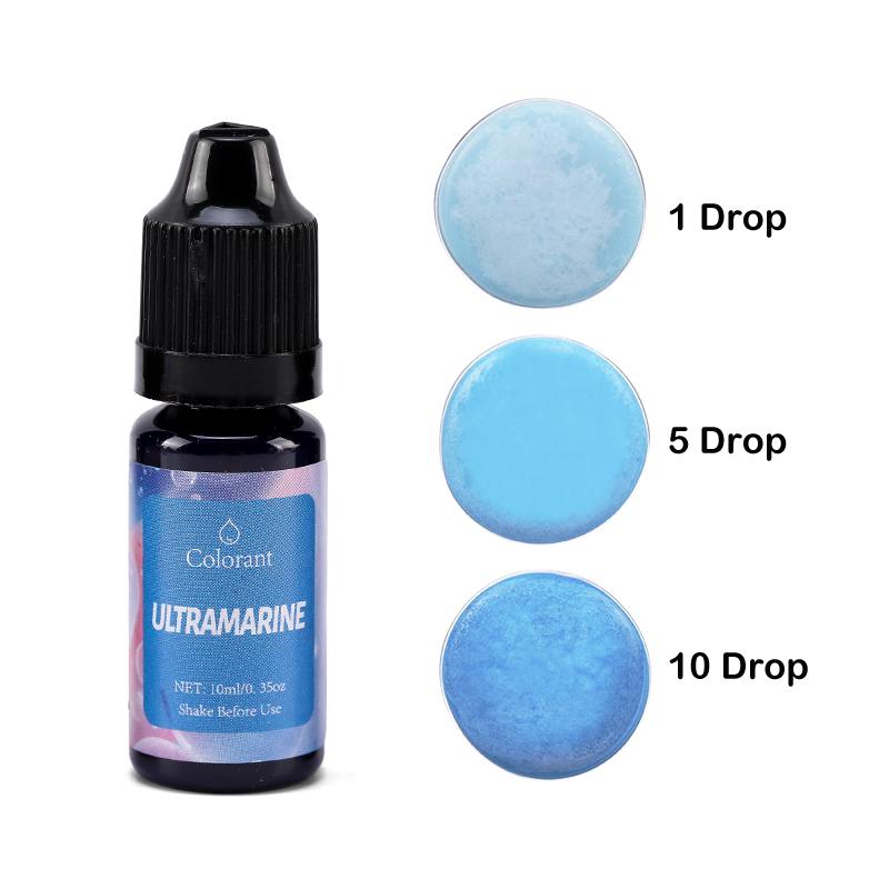 18 Colors 10ml Liquid Dye Candle Resin Pigment Colorant Resin Soy Wax Dye for DIY Candle Soap UV Epoxy Resin Mold Crafts Making