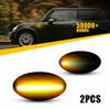 Dynamic Amber Smoked LED Side Marker Light For MINI Cooper R50 R52 R53 2002-2008