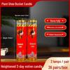 Ghee Oil Candle for Taoist Temple: 7-Day Smokeless Cylindrical Lamp