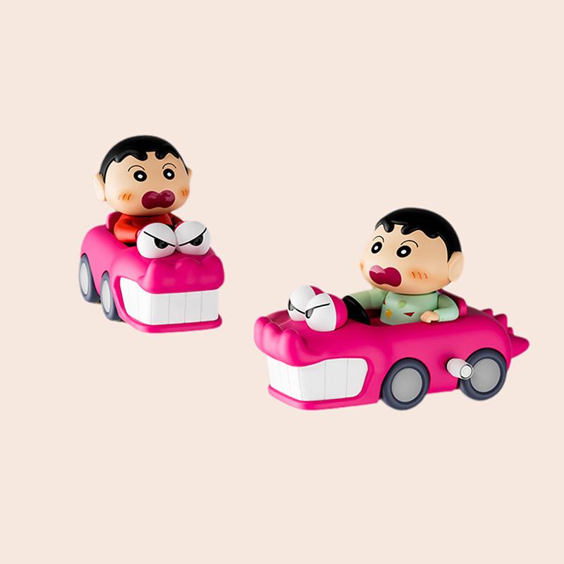 Crayon Shin Chan Dynamic Dynamic Super Vitality Series Blind Box Clockwork Doll Collectible Wind-Up Toy Desktop Decoration