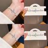 Animal Zircon Butterfly Pendant Fashion Bracelet With Cubic Zirconia For Women