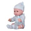 11 Inch Simulated Baby Doll Cute Lifelike Infant Doll with Clothes Toy Birthday GiftBlue