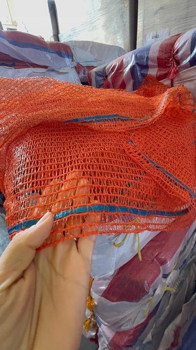 Worki Raszlowe 30 Kg 50X80 Pomarańczowe Na Ziemniaki Cebulę 100 Szt