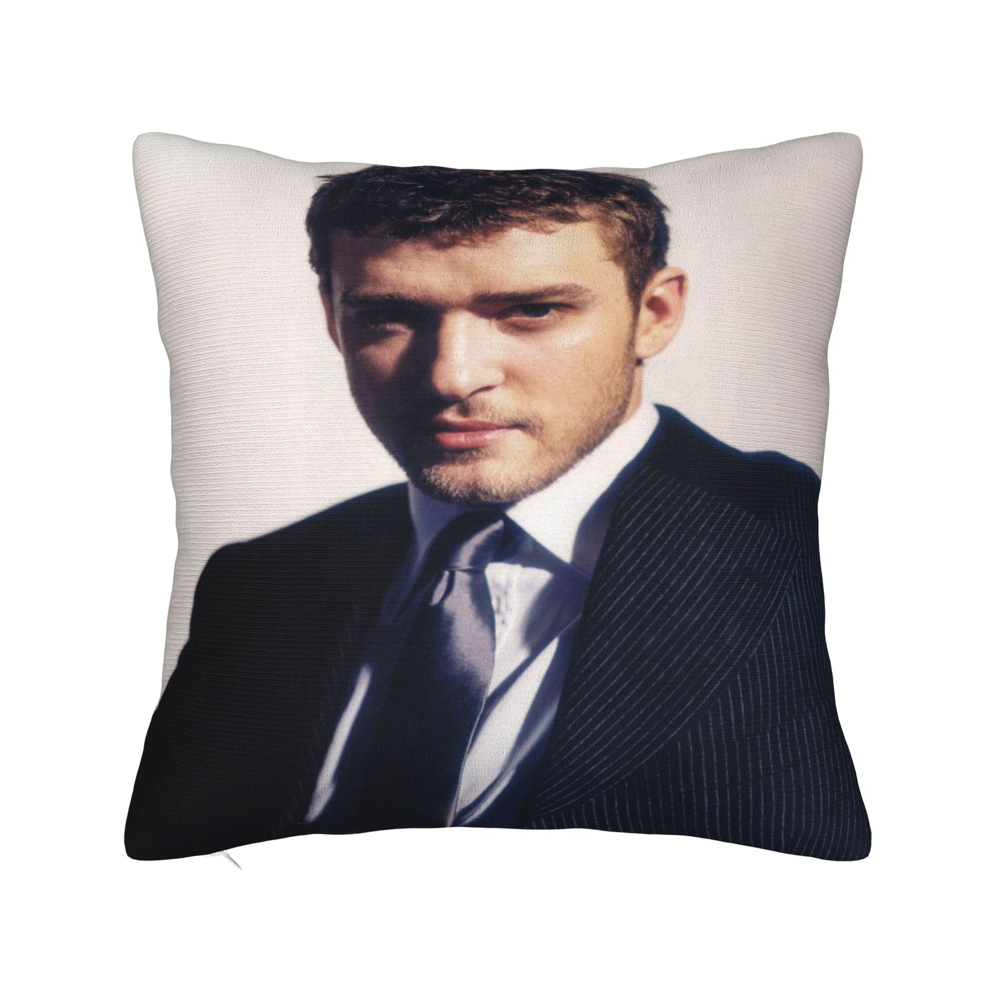 Стильный диван Подушки с декором Джастина Тимберлейка Мерч Наволочка на молнии Разные размеры 12x12in 30X30cm