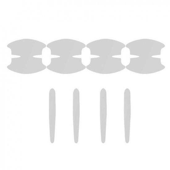 8Pcs Invisible Car Door Bowl Handle Protective Stickers Anti-scratch Accessories