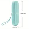 2pcsTravel Portable Toothbrush Toothpaste Holder Storage Case Box Storage Cup Outdoor Holder Bathroom Accessorie