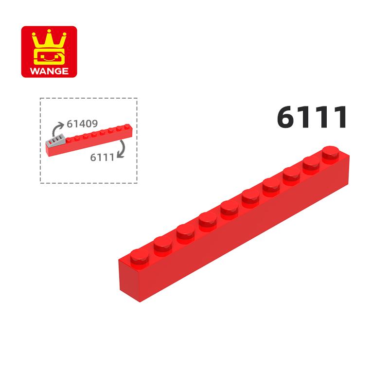 Non-Toxic 25Pcs/Lot 6111 Thick 1X10 Basic Building Blocks Classic Construction Accessories Compatible With Brick Children Gift Box