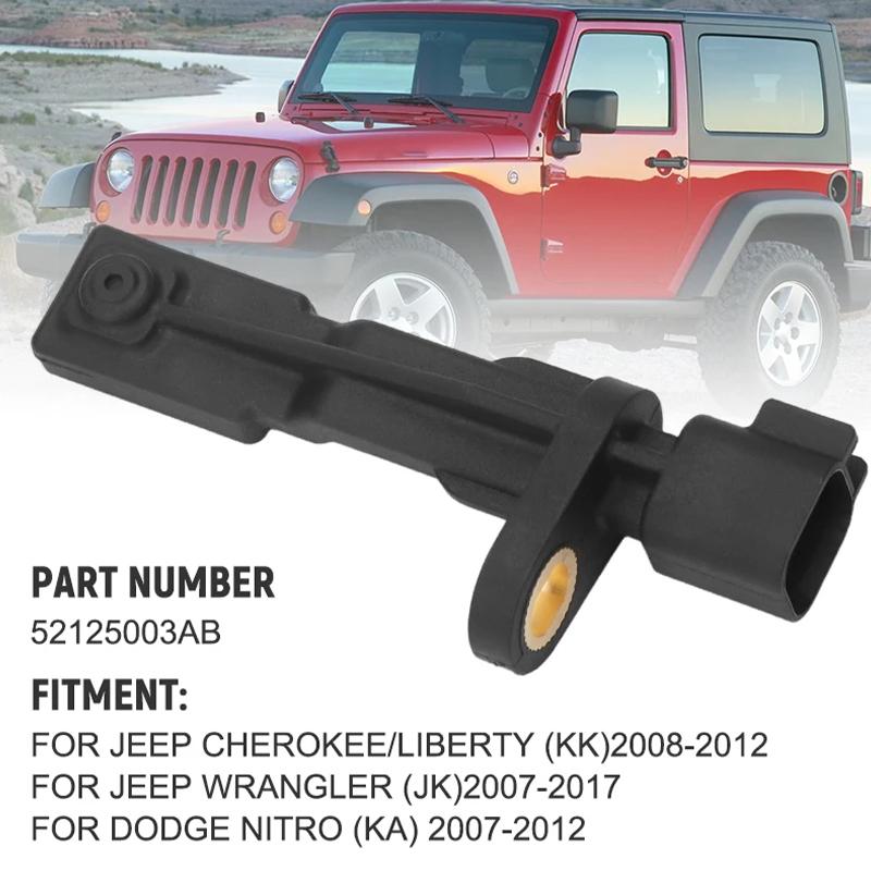 52125003Ab Car Wheel Speed Sensor For Jeep Wrangler 07-18 Liberty 08-12 Dodge Nitro 07-11 Rear Left/Rear Right