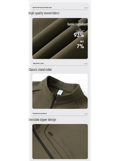 Brand Alternative Men's Quick-Dry Half-Zip Sweatshirt: Autumn/Winter Outdoor Hiking, Fitness & Casual Wear