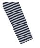 Lotaib Waist Lettering Striped Long Sleeve - Navy