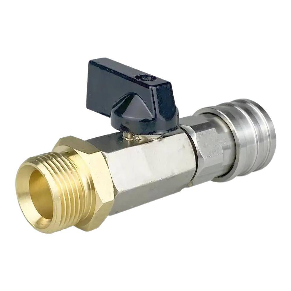 High Pressure Cleaning Machine Ball Valve 1/4" Quick Connector And M22 14mm For Power Washer Hose Switch On/off Q6Z2