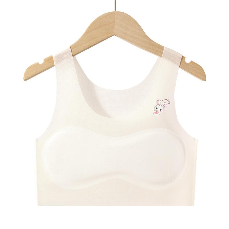 Less bra development stage two-stage vest primary school students middle and older children clouds thin breathable