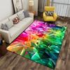 Abstract Colorful Geometric Carpet Suitable As a Non-slip Mat for the Living Room or Bedroom Sofa