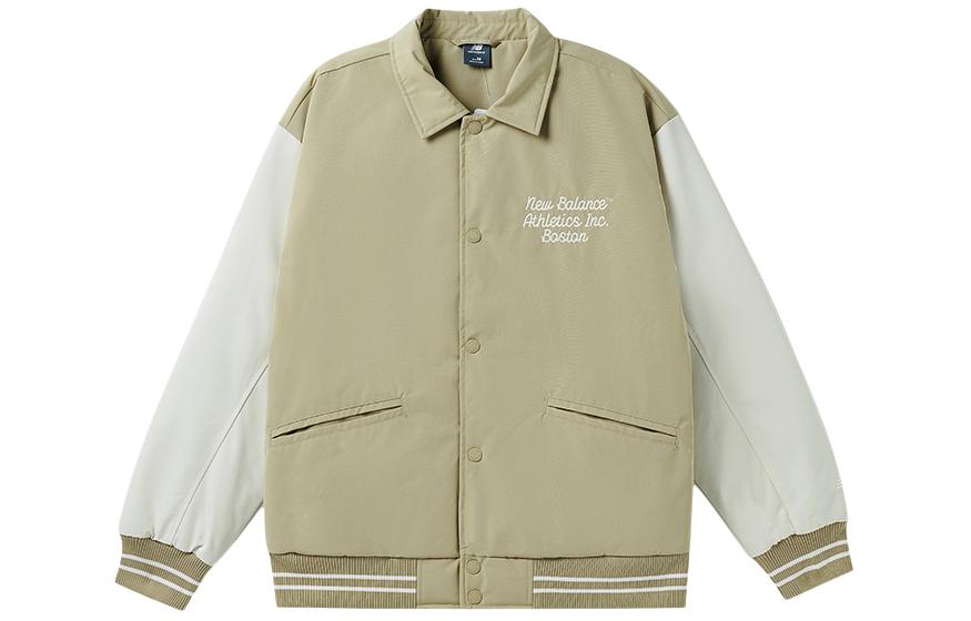 New Balance Baseball Jacket Men s Khaki AMJ41301-SOT L