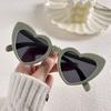 Large Frame Love Inlaid Pearl Sunglasses Peach Heart Party Dance Sunglasses Women'S Photo Sunglasses