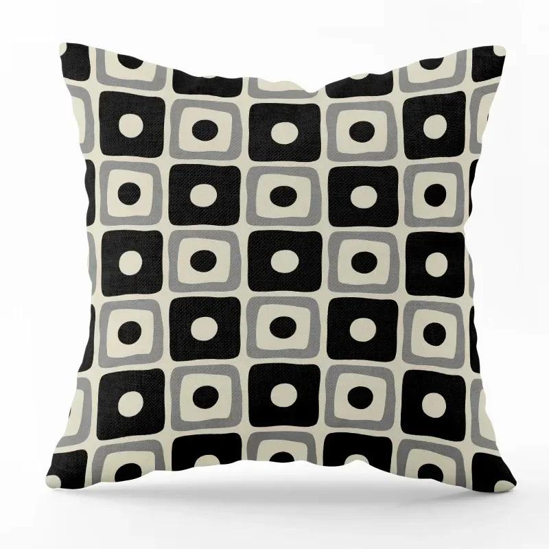 Car Living Room Sofa Cushion Cover Luxury Home Decor Pillow Cover Abstract Geometric Print Pattern Cushion Cover