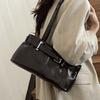 Borsa a Mano Vintage da Donna Grande Capacità 2025 Borsa da Sottobraccio per il Pendolarismo Borsa Tote Casual Coreana a Spalla Singola