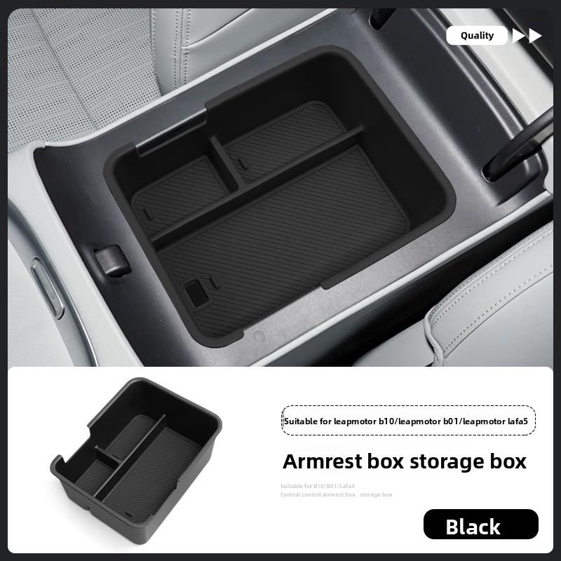 For Leapmotor B10 2025 B01 2026 LAFA5 Armrest Storage Box Center Console Organizer Container Car Interior Decoration Accessories