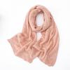 Women's Cashmere Hollow Crochet Knit Scarf - Warm & Versatile for Autumn/Winter