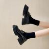 Platform women's height increase, new commuter small leather shoes increase, Mary Jane single shoes