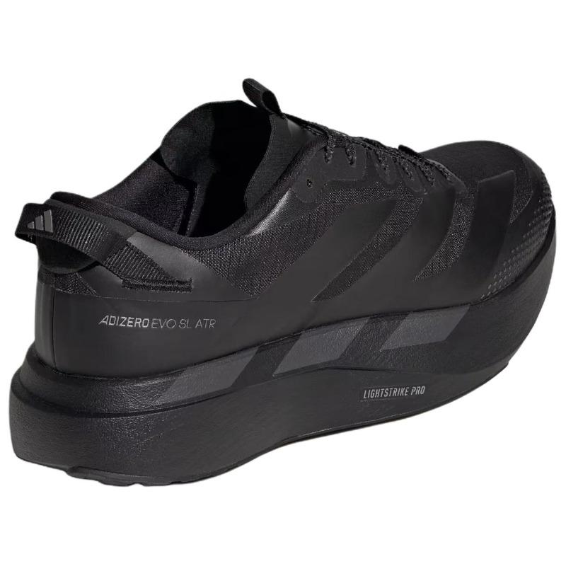 Adidas Adizero Evo SL ATR Mesh Low Top Running Shoes Men Core Black Night Grey Iron Metallic KK2685